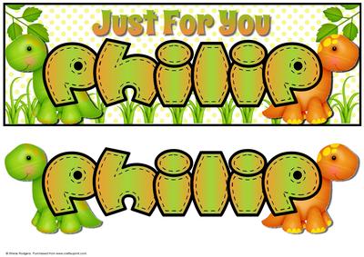 Just for You Dinosaurs - Philip