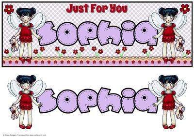 Just for You Red Fairy - Sophia