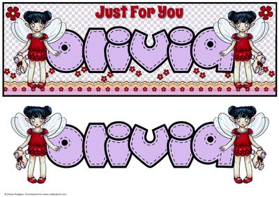 Just for You Red Fairy - Olivia