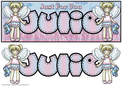 Just for You Pink Fairy - Julie
