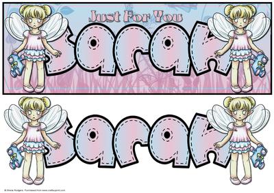 Just for You Pink Fairy - Sarah