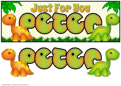 Just for You Dinosaurs - Peter