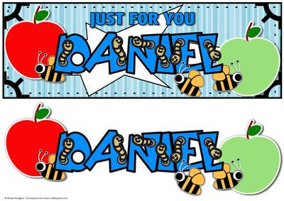 Just for You Cute Worms - Daniel