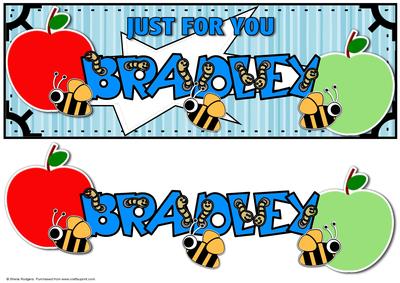 Just for You Cute Worms - Bradley