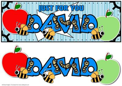 Just for You Cute Worms - David
