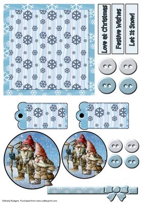Mix'n'match Card - Snow Travellers