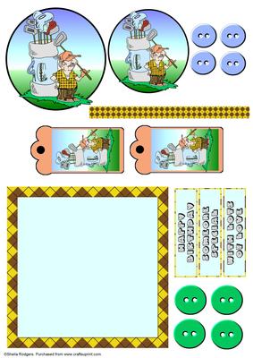 Mix'n'match Card - Mr Golfer