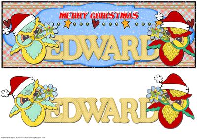 Owl Merry Christmas Edward