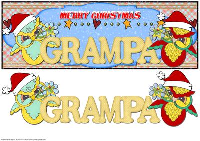 Owl Merry Christmas Grampa