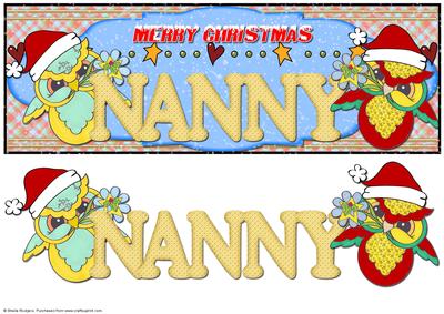 Owl Merry Christmas Nanny