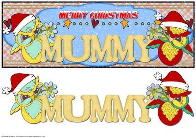Owl Merry Christmas Mummy