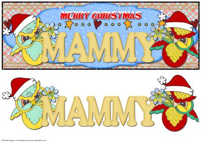 Owl Merry Christmas Mammy