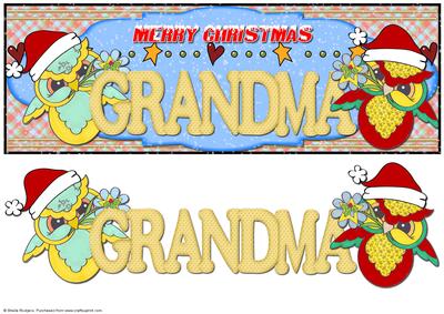 Owl Merry Christmas Grandma
