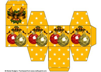 All in One Gift Box - Christmas Baubles