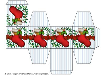 All in One Gift Box - Christmas Stockings