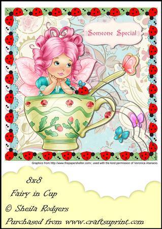 8x8 Fairy in Teacup