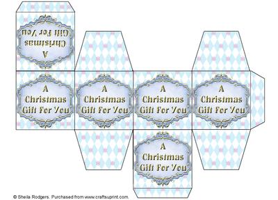 All in One Gift Box - Harlequin Christmas Gift for You