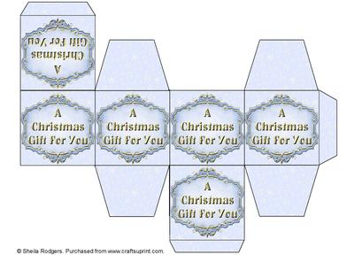 All in One Gift Box - Snowflakes Gift for You