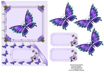 Beautiful Purple Butterfly