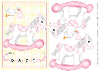 Rocking Horse for Baby Girl