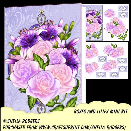 Roses and Lilies Mini Kit