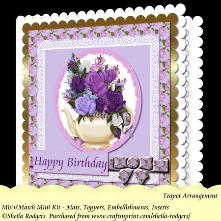 Mix'n'match Mini Kit - Teapot Arrangement