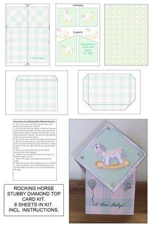 Rocking Horse Stubby Diamond Top Card Kit