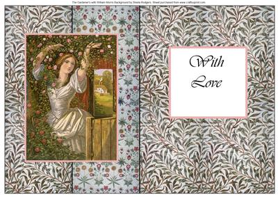 The Gardener's Daughter with William Morris Background