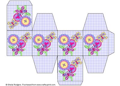 All in One Gift Box - Flowers and Butterflies