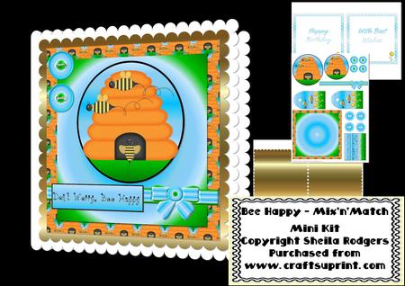 Bee Happy - Mix'n'match Mini Kit