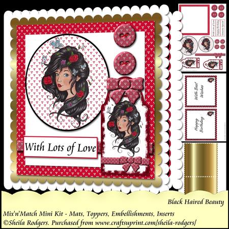 Mix'n'match Mini Kit - Black Haired Beauty