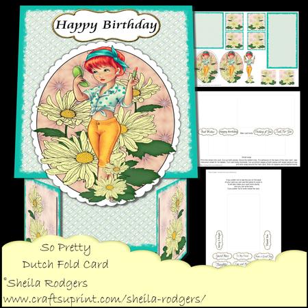 Dutch Fold Card - So Pretty