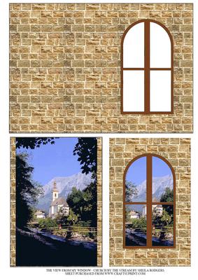 The View from My Window - Church by the Stream
