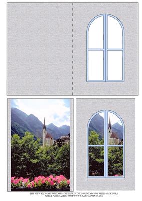 The View from My Window - Church in the Mountains