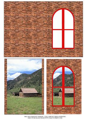 The View from My Window - Log Cabin