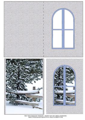 The View from My Window -snowy Day