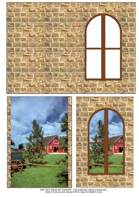 The View from My Window -the Barn