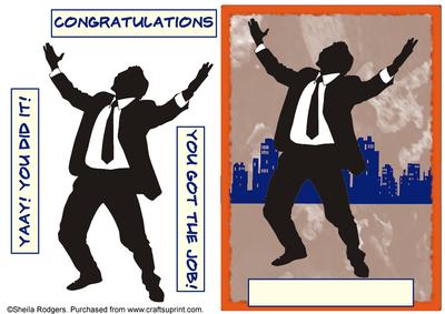 Congratulations New Job - Man 1