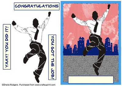 Congratulations New Job - Man 2