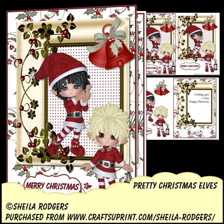 Pretty Christmas Elves
