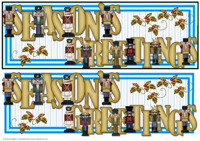 Large Dl - Season's Greetings Captain Christmas