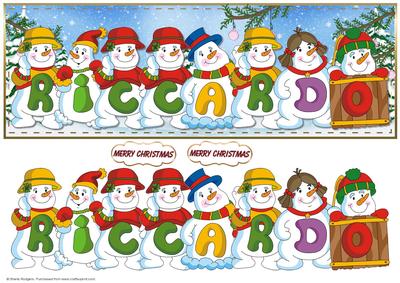 Snowmen Names Large Dl - Riccardo