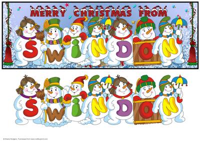 Snowmen Place Names - Swindon