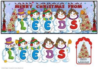 Snowmen Place Names - Leeds