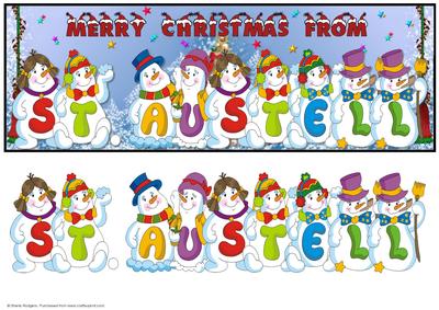 Snowmen Place Names - St Austell