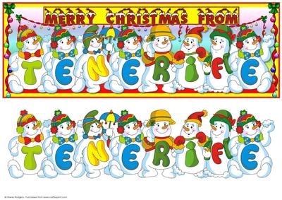 Snowmen Place Names - Tenerife