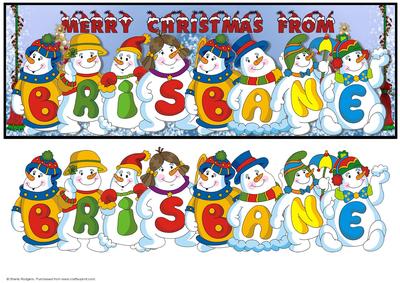 Snowmen Place Names - Brisbane