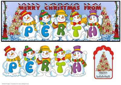 Snowmen Place Names - Perth