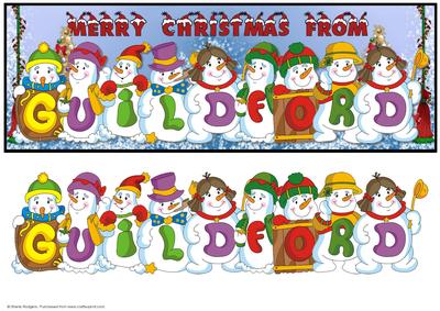 Snowmen Place Names - Guildford