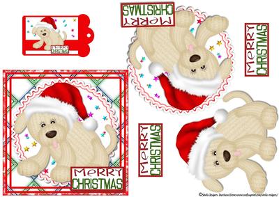 5x5 Christmas Puppy